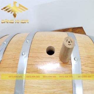 THÙNG GỖ SỒI NGÂM RƯỢU 50L