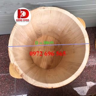 HŨ ĐỰNG GẠO BẰNG GỖ 20 KG