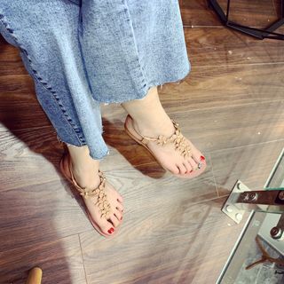 Giày sandal hoa xinh s