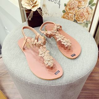 Giày sandal hoa xinh s