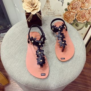 Giày sandal hoa xinh s