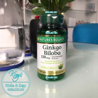 Viên Uống Bổ Não NatureS Bounty Ginkgo Biloba 120 Mg giá sỉ
