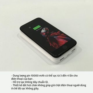 Pin Dự Phòng Có Sạc Không Dây Minasi - 10000 mAh