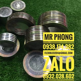 gioăng chì kim loại - gioăng thép phủ chì- gioăng thép xoắn- báo giá gioăng chì -gioăng xếp chì D12