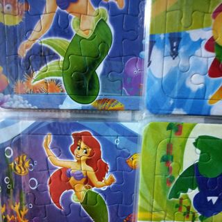 Tranh ghép giấy loại dầy kich thước 14cm x 14cm đủ mẫu tranh ghép