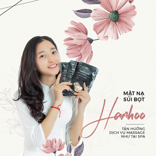 Hộp 5 mask mặt nạ sủi bọt Hanhoo - Thải độc cho da