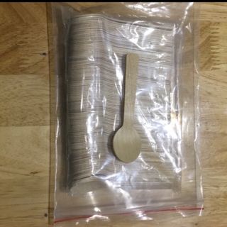 Muỗng gỗ 105mm dùng 1 lần