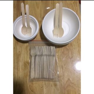 Nĩa gỗ 160mm dùng 1 lần
