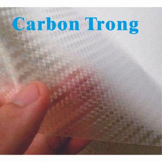 Decal carbon 3D Đen 60cm X 5m