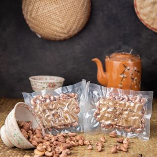 Hạt điều VN NUTS - Hạt điều rang muối vỏ lụa VN NUTS cao cấp 500g