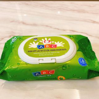Khăn Ướt Có Cồn 96 Độ Kháng Khuẩn 999 Hương Trà Xanh 80 Tờ/Hộp Lau Tay Lau Vật Dụng Cầm/Nắm Chạm/Tiếp Xúc