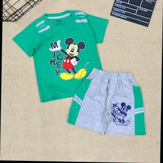 Bộ thun cotton 4 chiều bé trai 8-25kg