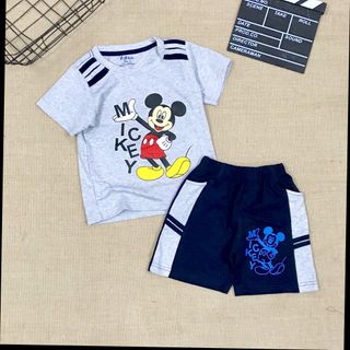 Bộ thun cotton 4 chiều bé trai 8-25kg