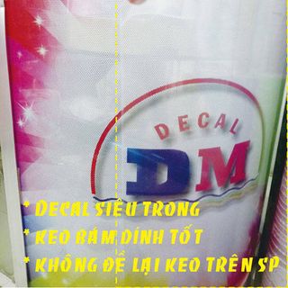 Decal siêu trong chuyên dung 49cm X 5m
