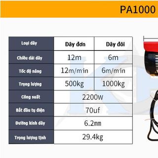 Tời điện KIO PA1200 - 40M giá sỉ