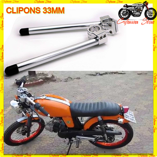 Ghi ĐÔNG CAFE RACER - GHI ĐÔNG CLIP ON 33mm Chuyên độ tay lái Cafe Racer HÀNG ĐẶC BIỆT
