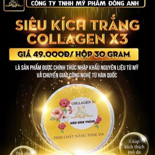 Siêu kích trắng collagen x3