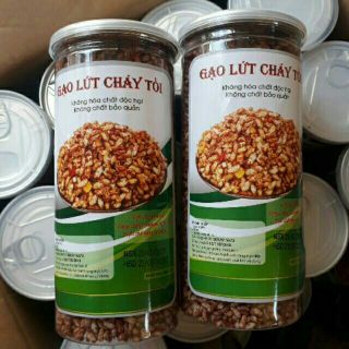 Gạo lứt cháy tỏi