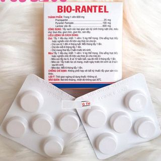 Thuốc tẩy giun sán cho chó mèo Bio Rantel 1 hộp 10 viên - 79202