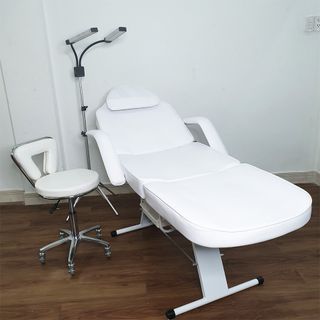 Giường phun xăm tiêm Filler cao cấp – Màu trắng