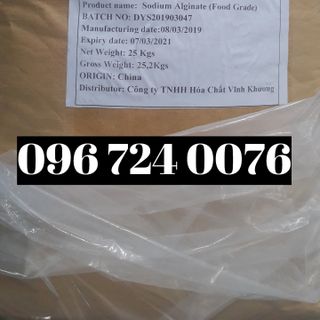 SODIUM ALGINATE - CHẤT TẠO ĐẶC