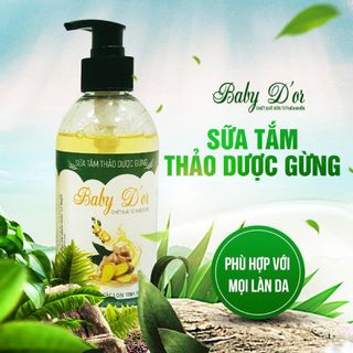 Sữa tắm thảo dược gừng Baby Dỏ 300ml giá sỉ