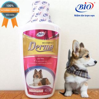 Sữa tắm trị ghẻ và nấm da demodex triệu chứng hôi lông với rụng lông- 79304