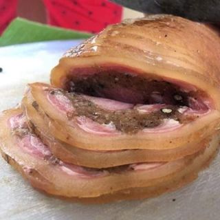 Giò me bắp và giò me ba chỉ xịn