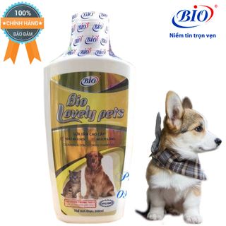 Sữa tắm bio lovely giúp dưỡng lông siêu mượt khử mùi hôi cho chó mèo-79306