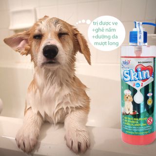 Sữa tắm Bio Skin 3in1 đặc trị ngoại ký sinh trùng viêm da dưỡng lông- 79307