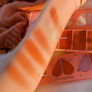 Phấn Má Hồng - Highligh - Phấn Mắt 3in1 Kiss Beauty
