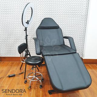 Giường phun xăm ghế tiêm Filler – Màu Đen