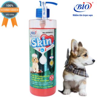 Sữa tắm Bio Skin 3in1 đặc trị ngoại ký sinh trùng viêm da dưỡng lông 230ml- 79308