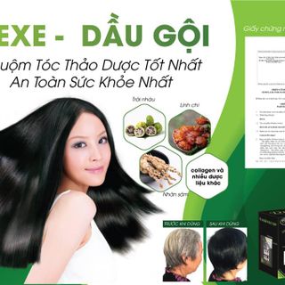 DẦU GỘI NHUỘM TÓC THẢO DƯỢC DEXE - MÀU ĐỎ RƯỢU VANG