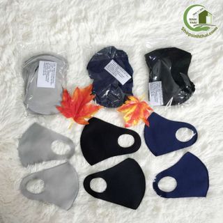 Bỏ sỉ khẩu trang 3d Hàn Quốc - vải Poly 2 da co giãn 4 chiều loại dày