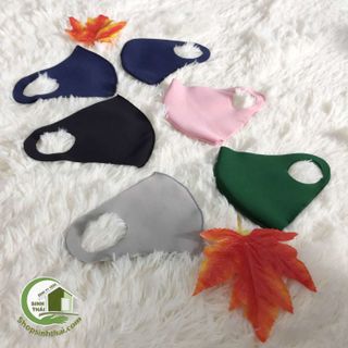 Bỏ sỉ khẩu trang 3d Hàn Quốc - vải Poly 2 da co giãn 4 chiều loại dày