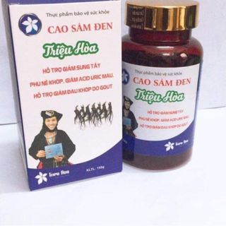 Trị gust cao sâm đen triệu hoà giá sỉ