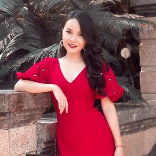 ĐẦM XÒE CỔ TIM TAY NGẮN DÚN MS 2420