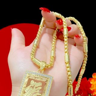DÂY CHUYỀN MẶT NAM MẠ VÀNG 24K