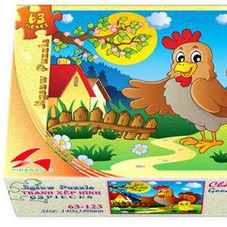 Tranh xếp hình 63 mảnh