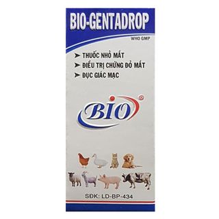 Combo 10 chai thuốc nhỏ mắt Bio Gentadrop 10ml - 79205