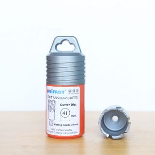 Mũi khoan ống inox bằng hợp kim hiệu Unifast TCT 41x35