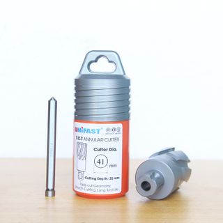 Mũi khoan ống inox bằng hợp kim hiệu Unifast TCT 41x35