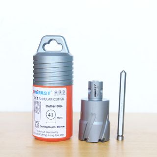 Mũi khoan ống inox bằng hợp kim hiệu Unifast TCT 41x35