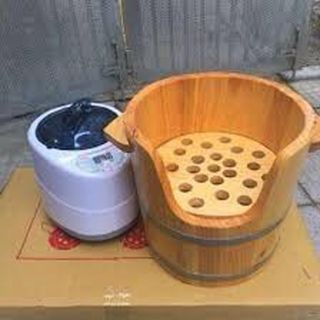 thùng gỗ xông đầu dưỡng sinh gỗ thông