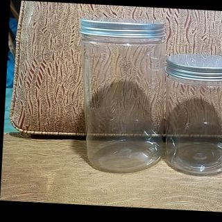 50 lọ nhựa pet nắp bạc các size 250/500/750/1000gr
