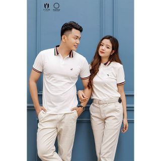 Áo thun nam nữ có cổ tay ngắn