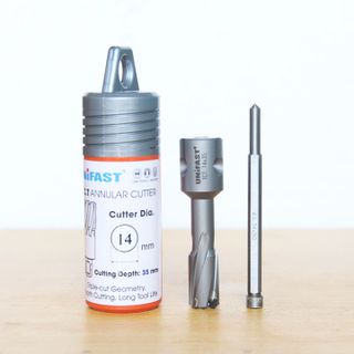 Mũi khoan thép bằng hợp kim hiệu Unifast TCT 14x35
