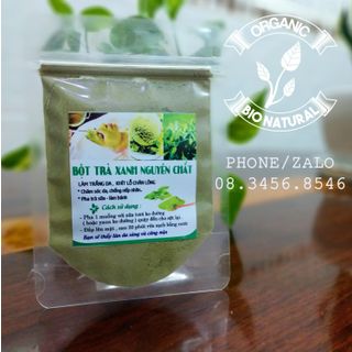 GIÁ HỦY DIỆT BỘT TRÀ XANH NGUYÊN CHẤT 50gr