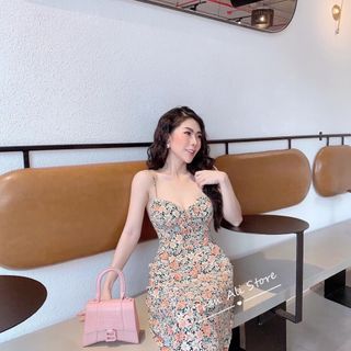 Đầm dây hoa cúc